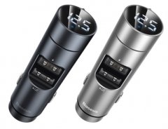 شارژر فندکی فست شارژ ماشین و اف ام پلیر بیسوس CCNLZ-0S