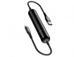 پاور بانک با کابل شارژ لایتنینگ بیسوس Baseus Energy 2in1 Power Bank Cable CALXU-01