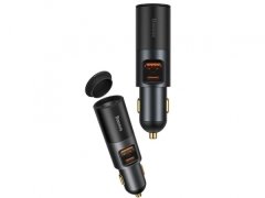 شارژر فندکی سوپر فست شارژ ماشین تایپ سی 120 وات بیسوس CCBT-C0G