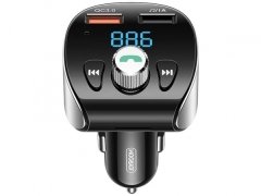 شارژر فندکی و پخش کننده بلوتوث جویروم Joyroom Shadow Series Wireless MP3 player For Car(Fast Charge) JR-CL02