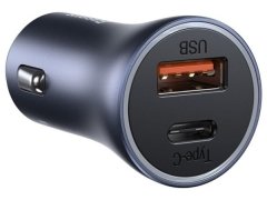 شارژر فندکی فست شارژ ماشین 60 وات بیسوس CCJDZ-MC