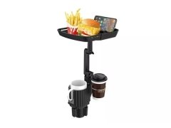 هولدر لیوانی به همراه سینی خوراکی خودرو car cup holder C006 with tray for car cup food tray with attachable tray
