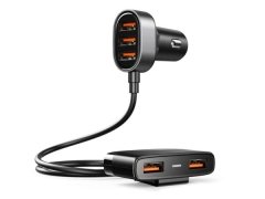 شارژر فندکی فست شارژ ماشین 5 پورت جویروم JR-CL03