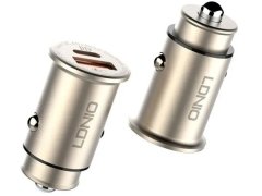 شارژر فندکی فست  شارژ ماشین تایپ سی 30 وات الدنیو C506Q