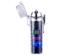 فندک الکتریکی شارژی دارای چراغ قوه HB-256