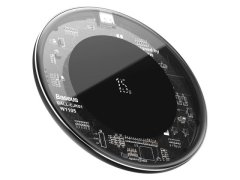 شارژر بی‌سیم بیسوس مدل Baseus Simple Wireless Charger Transparent WXJK-BA02
