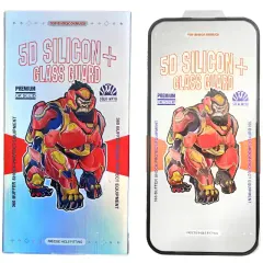 محافظ صفحه نمایش ایربگ دار آیفون 15 موکوسون 5D Silicon Plus