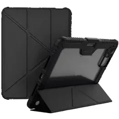 کاور کلاسوری نیمه شفاف آیپد پرو 13 2024 بامپردار نیلکین Bumper Leather Case Pro