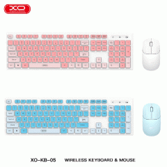 کیبورد و ماوس بی سیم ایکس او مدل KB-05
