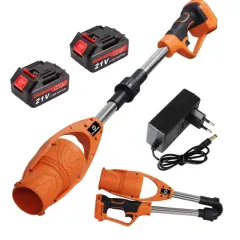 جت فن دمنده دسته‌دار تاشو شارژی قابل حمل CORDLESS LEAF BLOWER با باتری یدک