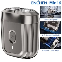 مینی ریش‌ تراش شارژی شیائومی Xiaomi مدل ENCHEN Mini 6 ضدآب
