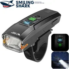 چراغ هوشمند دوچرخه اسمایلینگ شارک Smiling Shark QXD435 شارژی و ضدآب با کنترل خودکار نور
