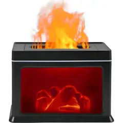 دستگاه بخور سرد و خوشبو کننده هوا هولدمی HOLDMAY KP-6007 طرح شومینه