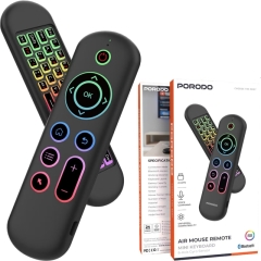 ریموت کنترل بی سیم پورودو Porodo مدل PDARMKBBK با کیبورد بدون چراغ RGB