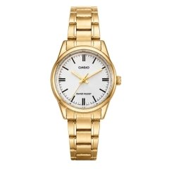 ساعت مچی زنانه کاسیو CASIO مدل LTP-V005G-7A با بند استیل طلایی