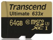 رم میکرو اس‌دی 64 گیگابایت Transcend 64GB microSD Ultimate 633X Class 10
