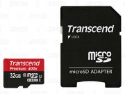 رم میکرو اس‌دی 32 گیگابایت Transcend Class 10 Premium 400X