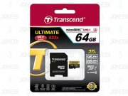 رم میکرو اس‌دی 64 گیگابایت Transcend 64GB microSD Ultimate 633X Class 10