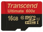 رم میکرو اس‌دی 16 گیگابایت Transcend Class 10 Ultimate 600X