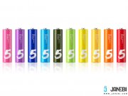 باتری قلمی رنگین کمانی شیائومی Xiaomi Rainbow Zi5 AA 1.5 V Battery Pack Of 10