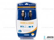 کابل اچ دی ام آی بافو BAFO HDMI Round Cable with Metal Shell+Mesh 5m
