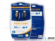 کابل اچ دی ام آی بافو BAFO HDMI Round Cable with Metal Shell+Mesh 5m