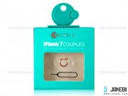 محافظ لنز و سوزن سیمکارت آیفون Coteetci Apple iphone 7 Camera Protection Ring