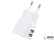 شارژر دیواری پرومیت Promate Hype-EU Dual USB Home Charger