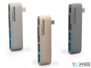هاب یو اس بی و کارت خوان پرومیت Promate macHub-12 USB 3.1 Type-C And Card Reader