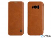 کیف چرمی نیلکین سامسونگ Nillkin Qin Leather Case Samsung Galaxy S8