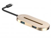 مبدل چند منظوره بیسوس Baseus O Hub Type-C Multi-function Converter