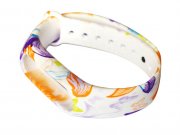 بند سیلیکونی گلدار دستبند سلامتی شیائومی طرح 1 Xiaomi Extra Floral Mi Band 2 Strap
