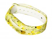 بند سیلیکونی گلدار دستبند سلامتی شیائومی طرح 2 Xiaomi Extra Floral Mi Band 2 Strap