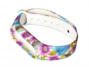 بند سیلیکونی گلدار دستبند سلامتی شیائومی طرح 7 Xiaomi Extra Floral Mi Band 2 Strap