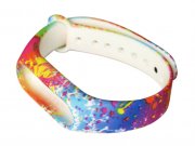 بند سیلیکونی طرح دار دستبند سلامتی شیائومی طرح 6 Xiaomi Extra Patterned Mi Band 2 Strap