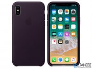 قاب محافظ چرمی اصلی اپل آیفون Apple Leather Case Apple iPhone X