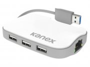 هاب 3 پورت و اترنت کنکس Kanex USB 3.0 3-Port Hub + Gigabit Ethernet Adapter