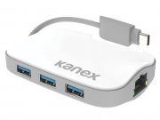 هاب 3 پورت و اترنت کنکس Kanex USB-C 3-Port Hub with Gigabit Ethernet