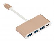 هاب آداپتور تایپ سی چهار پورت مومکس Momax Elite Type C 4-Port Adapter