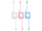 کابل شارژ و انتقال داده لایتنینگ سریع مومکس Momax Easy Link Lightning Retractable Cable 0.8m