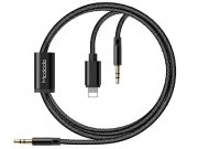 کابل صدا لایتنینگ Mcdodo 2-in-1 Audio Cable