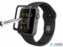 محافظ صفحه نمایش شیشه ای اپل واچ Coteetci 4D Glass Apple Watch