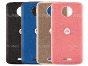 قاب محافظ طرح پارچه ای موتورولا Protective Cover Motorola Moto C Plus