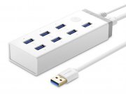 هاب یو اس بی 7 پورت یوگرین Ugreen CR116 7 Ports 3.0 USB HUB Adapter