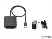 هاب یواس بی و کارتخوان یوگرین Ugreen US231 USB 3.0 To SATA3 Adaptor With Card Reader