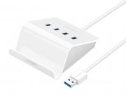 هاب یو اس بی 4 پورت یوگرین Ugreen CR109 4 Ports USB 3.0 HUB With Cradle