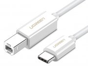 کابل پرینتر تبدیل تایپ سی به یو اس بی بی یوگرین Ugreen US241 USB Type C To USB-B Cable