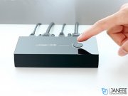 سوییچ کی وی ام یوگرین Ugreen 30357 KVM Swich With 2 Port USB
