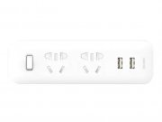چند راهی شیائومی 2 سوکت و 2 یو اس بی Xiaomi Power Strip Socket Portable Plug Adapter