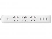 چند راهی و شارژر شیائومی 3 سوکت و 3 یو اس بی Xiaomi QMCXB01ZN Smart Power Strip